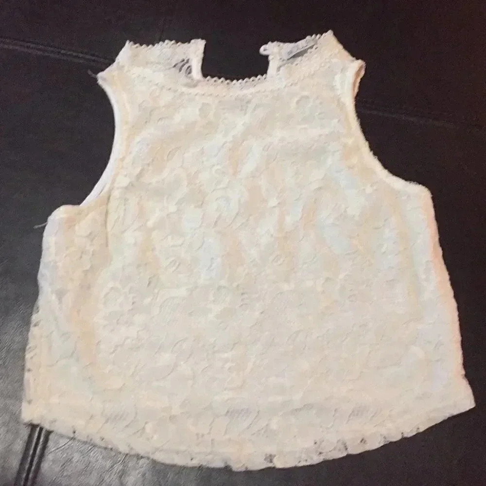 Rolla Coster Crop Lace top